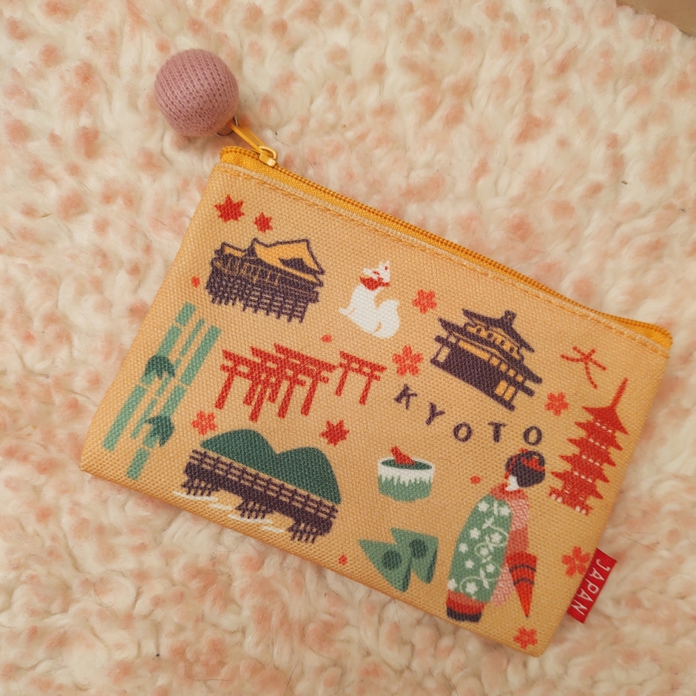 Small makeup bag coin purse